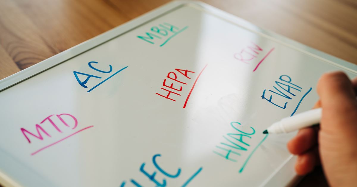 HVAC Acronyms and Abbreviations You Need to Know AirNow